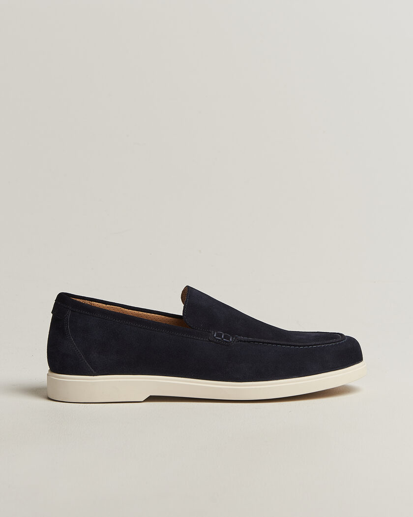 Loake Shoemakers Tuscany Suede Loafer Navy – Sininen