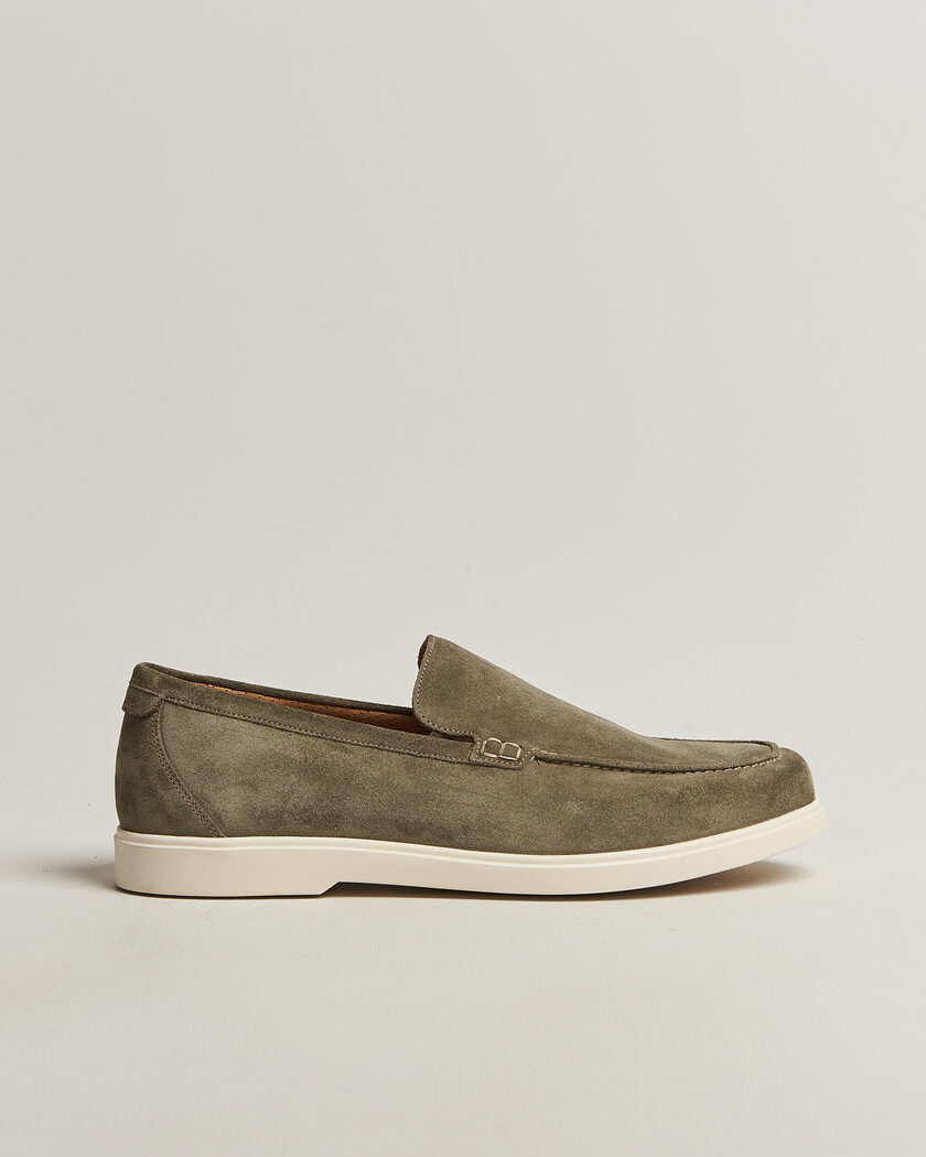 Loake 1880 Tuscany Suede Loafer Pistachio – Vihreä