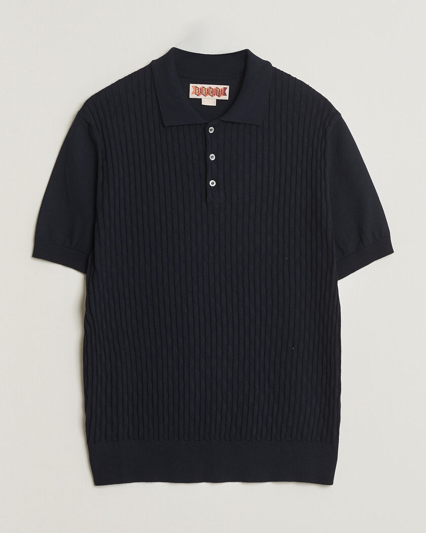 Baracuta Pattern Stich Polo Navy – Sininen