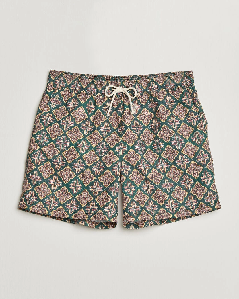 Ripa Ripa Printed Swimshorts Green/Red – Vihreä