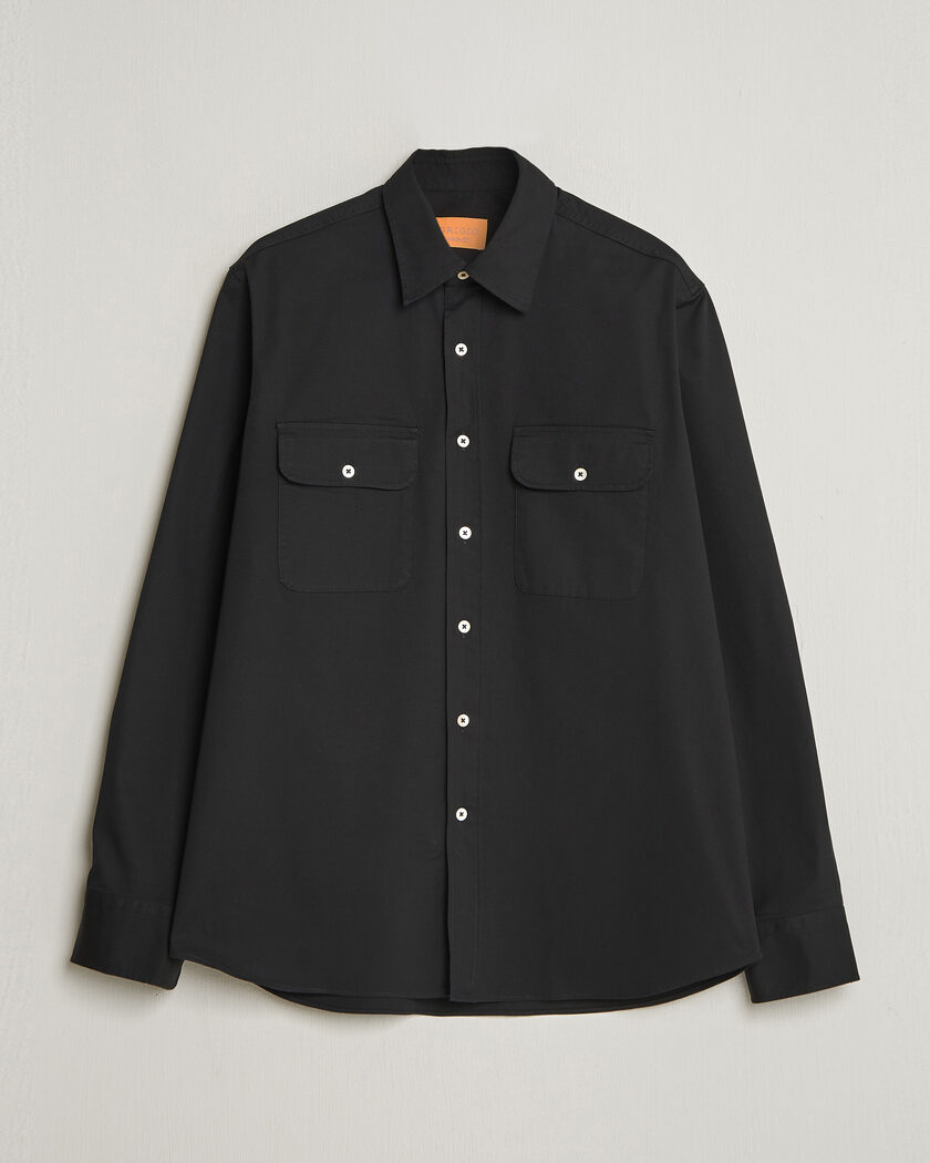 Grigio Illinois Cotton Overshirt Black – Sininen
