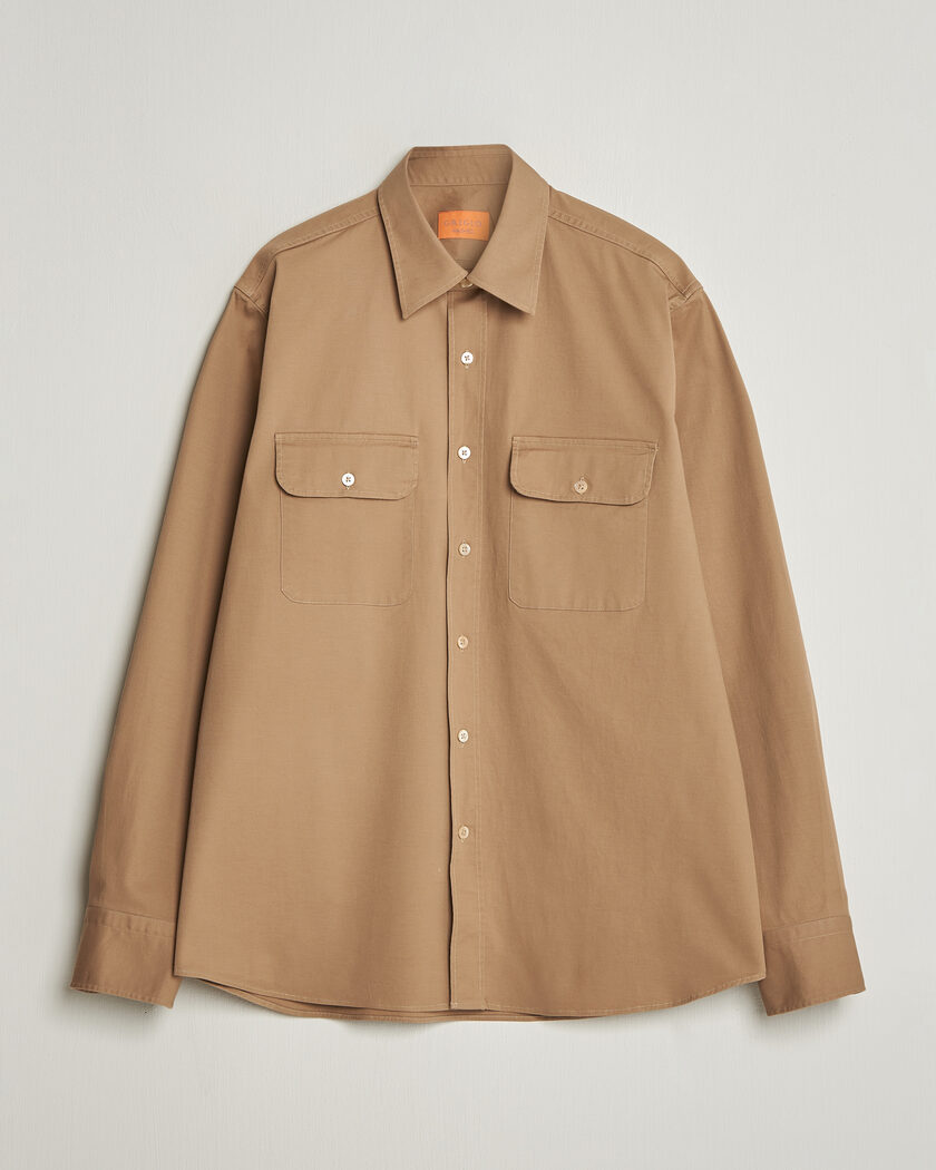 Grigio Illinois Cotton Overshirt Khaki – Ruskea
