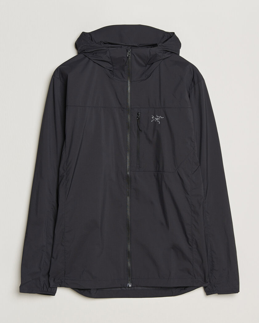 Arc'teryx Squamish Lightweight Hooded Jacket Black – Musta