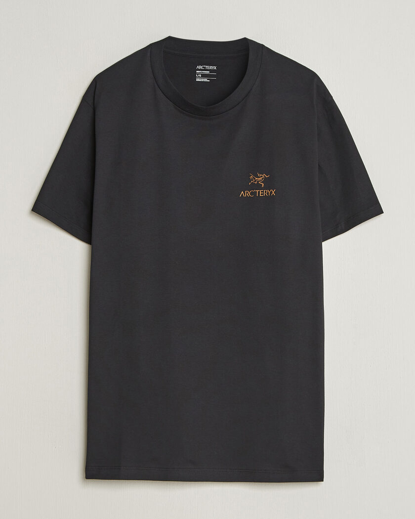 Arc'teryx Kragg Cotton Bird Word T-Shirt Black – Musta