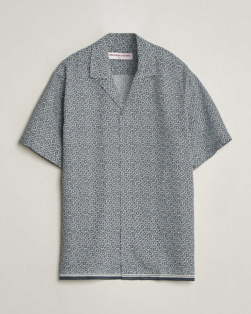 Orlebar Brown Maitan Lyocel Petola Shirts Night Iris – Monivärinen