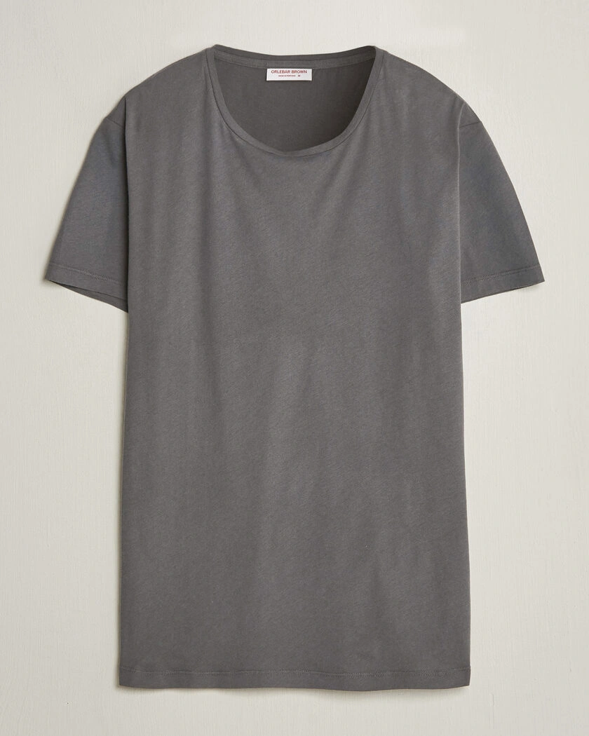Orlebar Brown OB Crew T-Shirt Elephant Grey – Harmaa