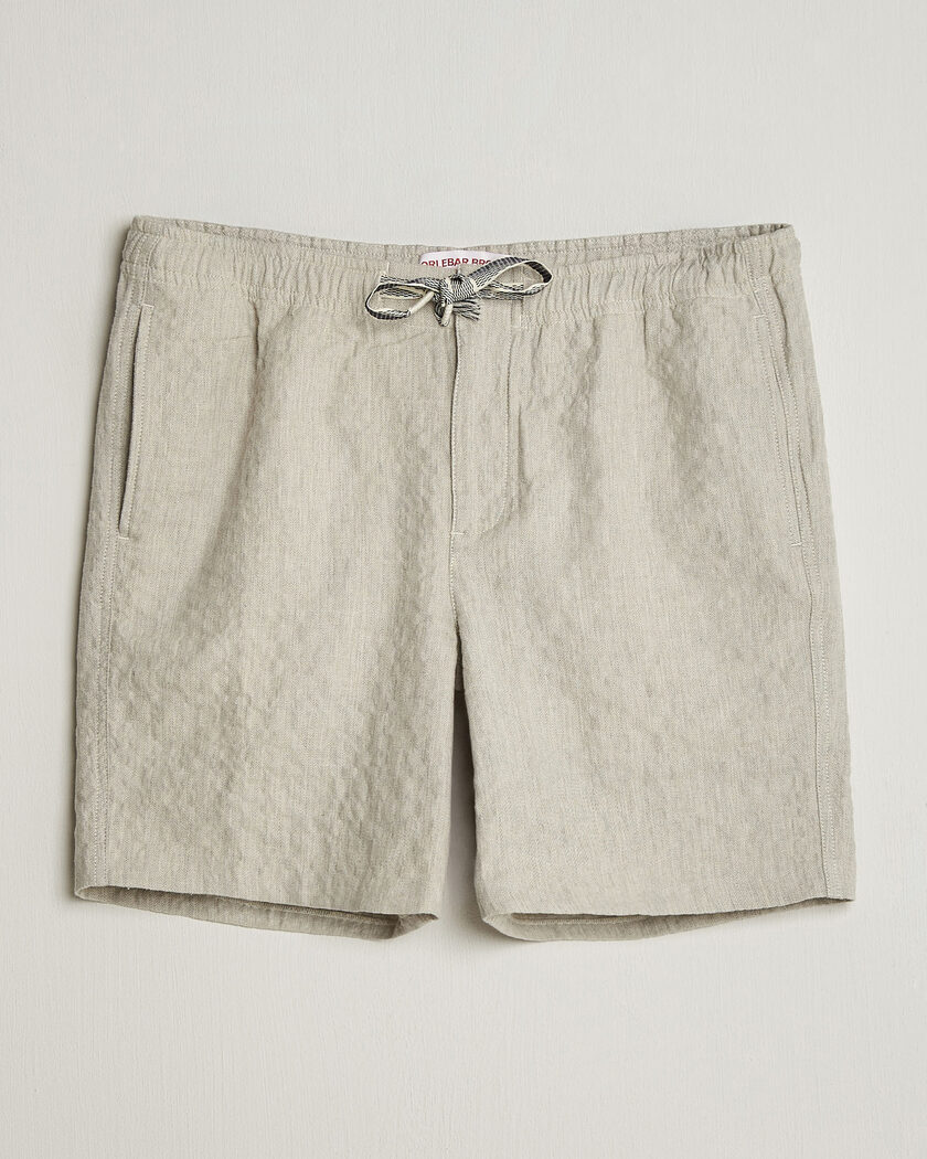 Orlebar Brown Alex Sereno Herringbone Shorts Light Dijon – Harmaa