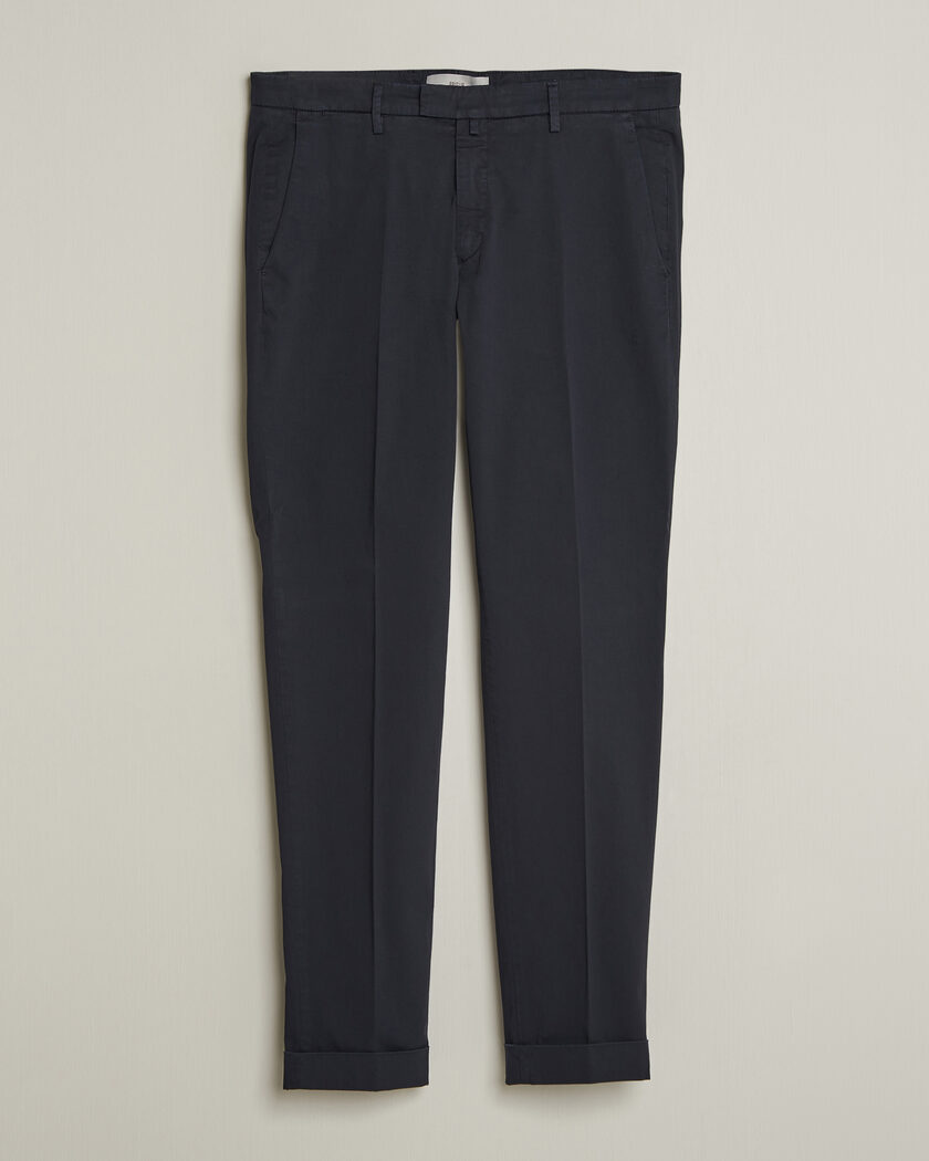 Briglia 1949 Slim Fit Cotton Chinos Navy – Sininen