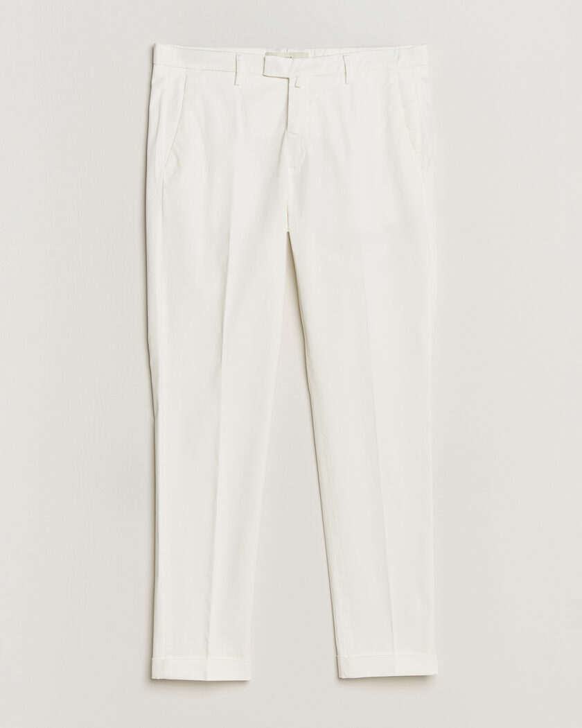 Briglia 1949 Slim Fit Cotton Chinos White – Valkoinen