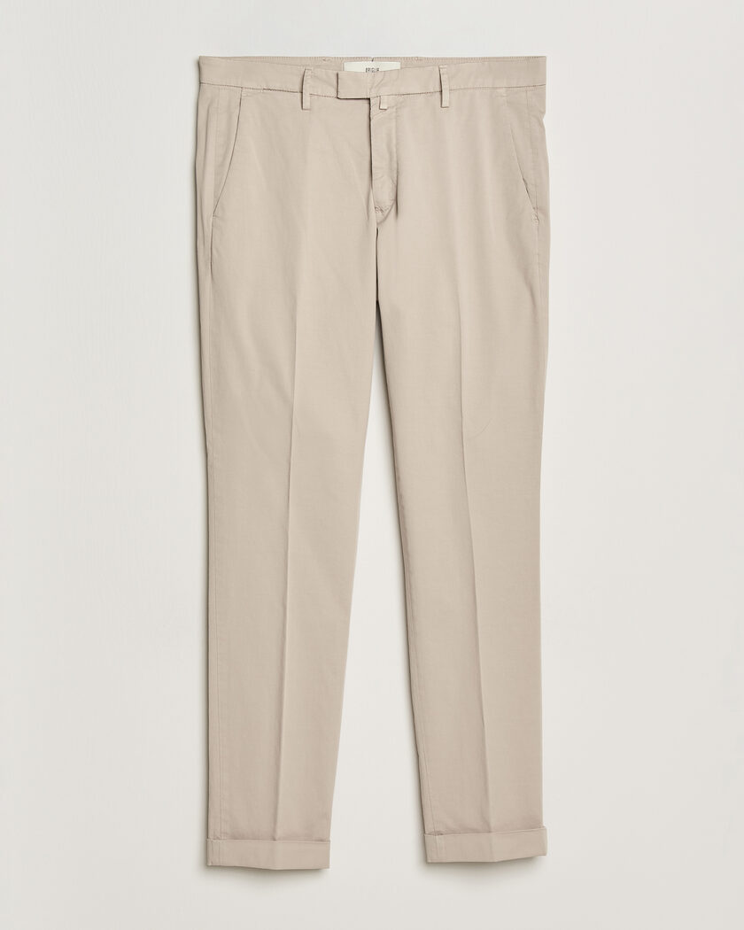 Briglia 1949 Slim Fit Cotton Chinos Beige – Beige