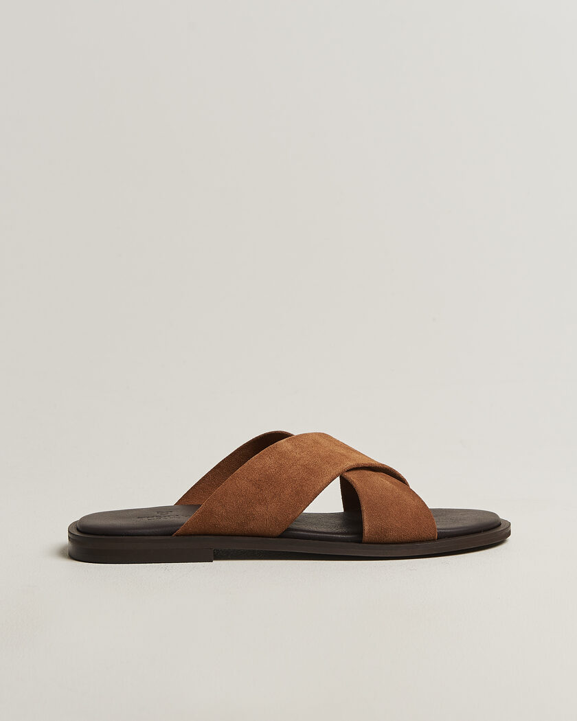 Thera's Classic Sandals Whiskey Suede – Ruskea