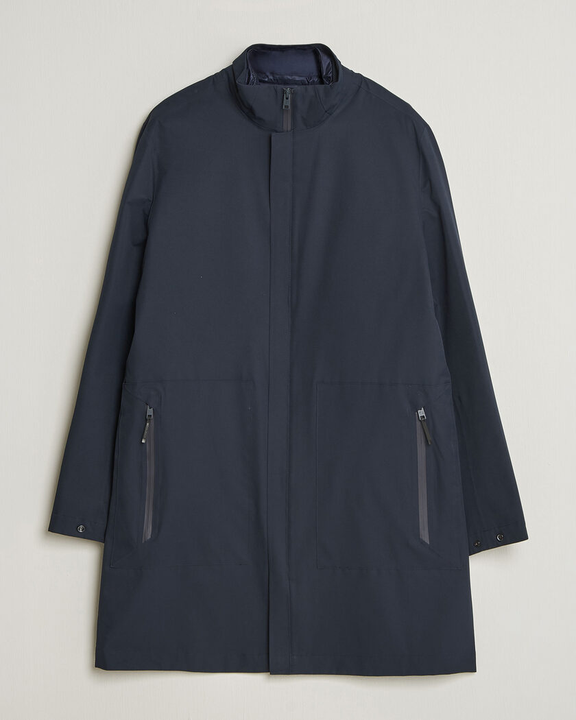 Woolrich Two Layer 2 in 1 Carcoat Melton Blue – Sininen