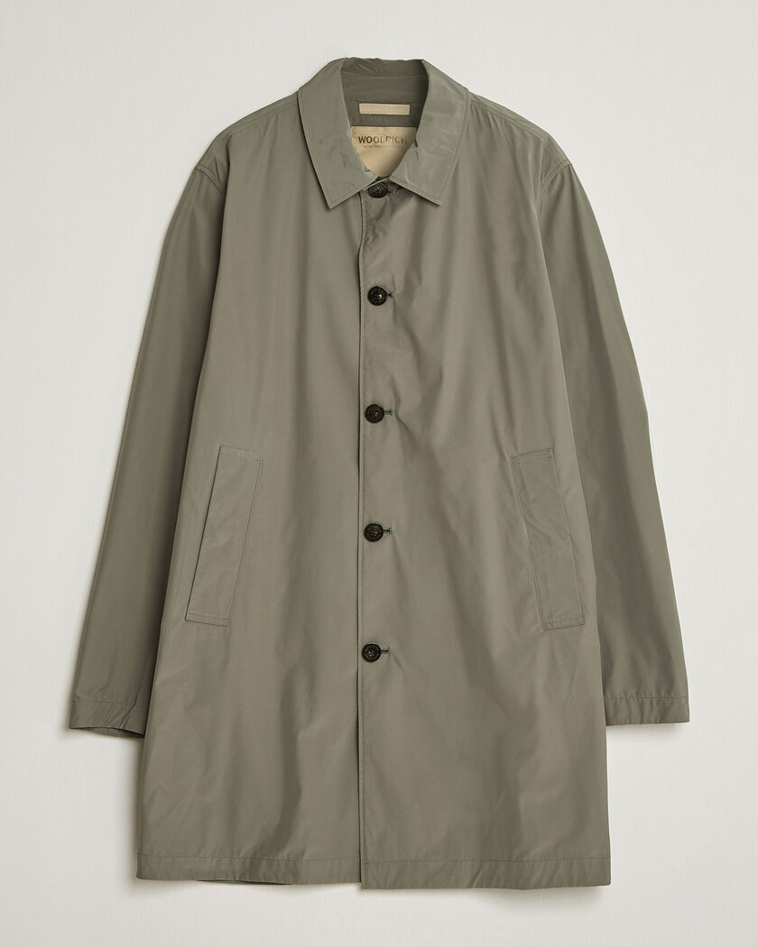 Woolrich Urban Nylon Water Repelent Carcoat Smokey Olive – Vihreä