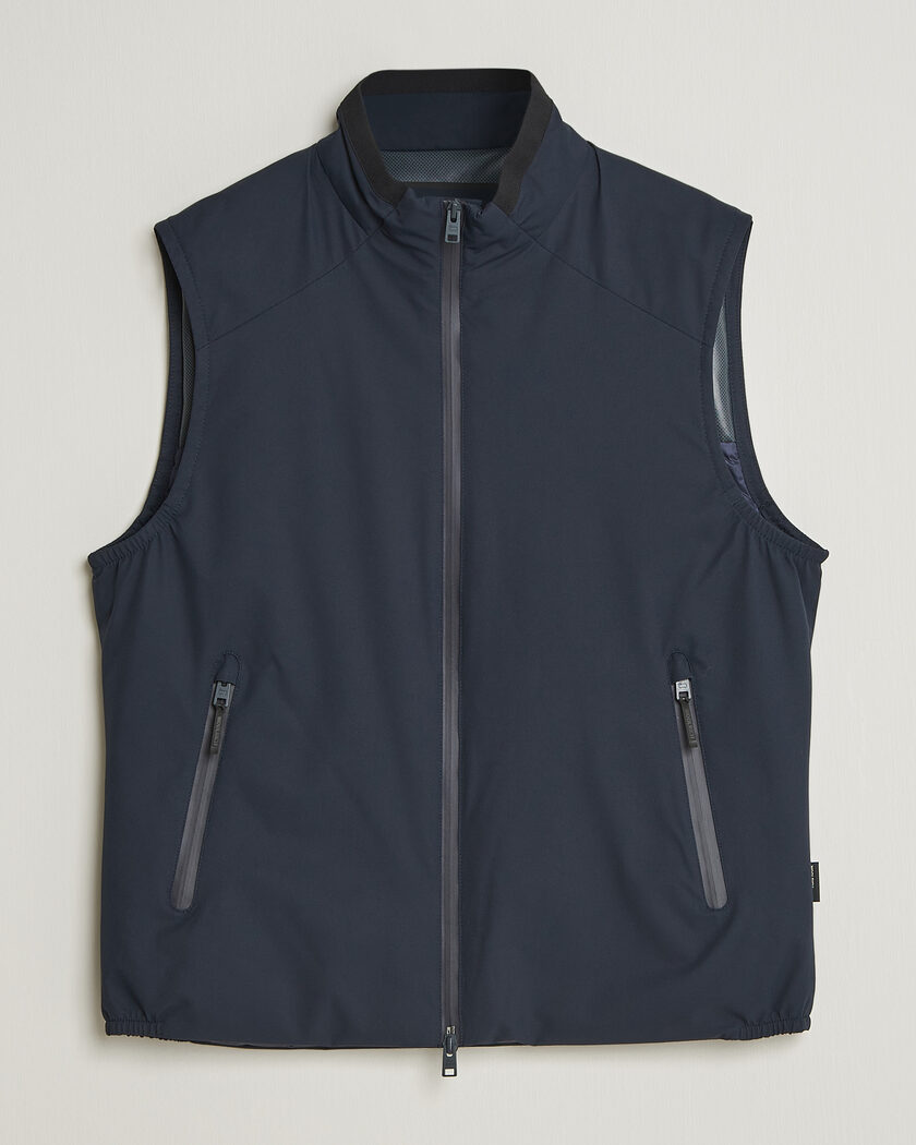 Woolrich Two Layer Sailing Vest Melton Blue – Sininen