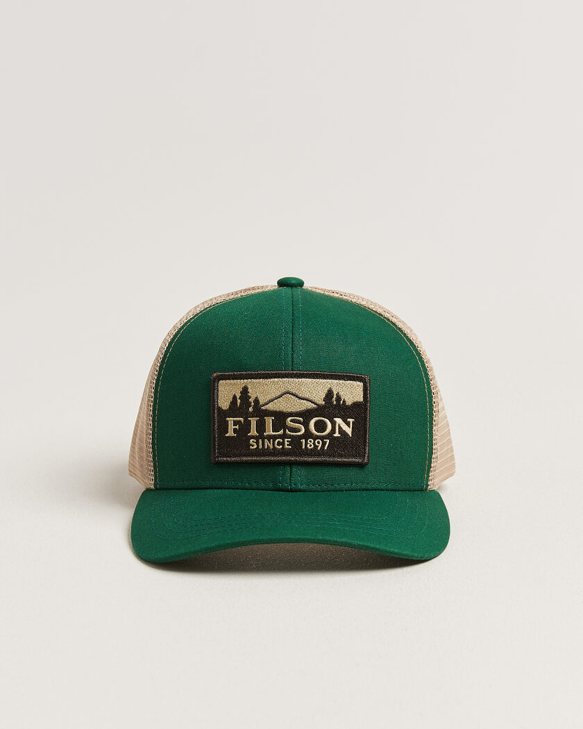 Filson Scenic Logger Mesh Cap Pine/Brown – Monivärinen