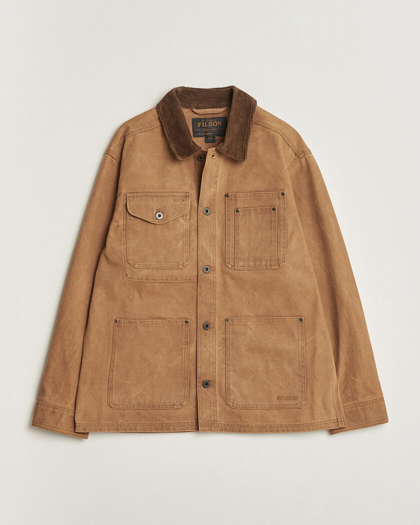 Filson Rustic Canvas Barn Coat Whiskey – Ruskea