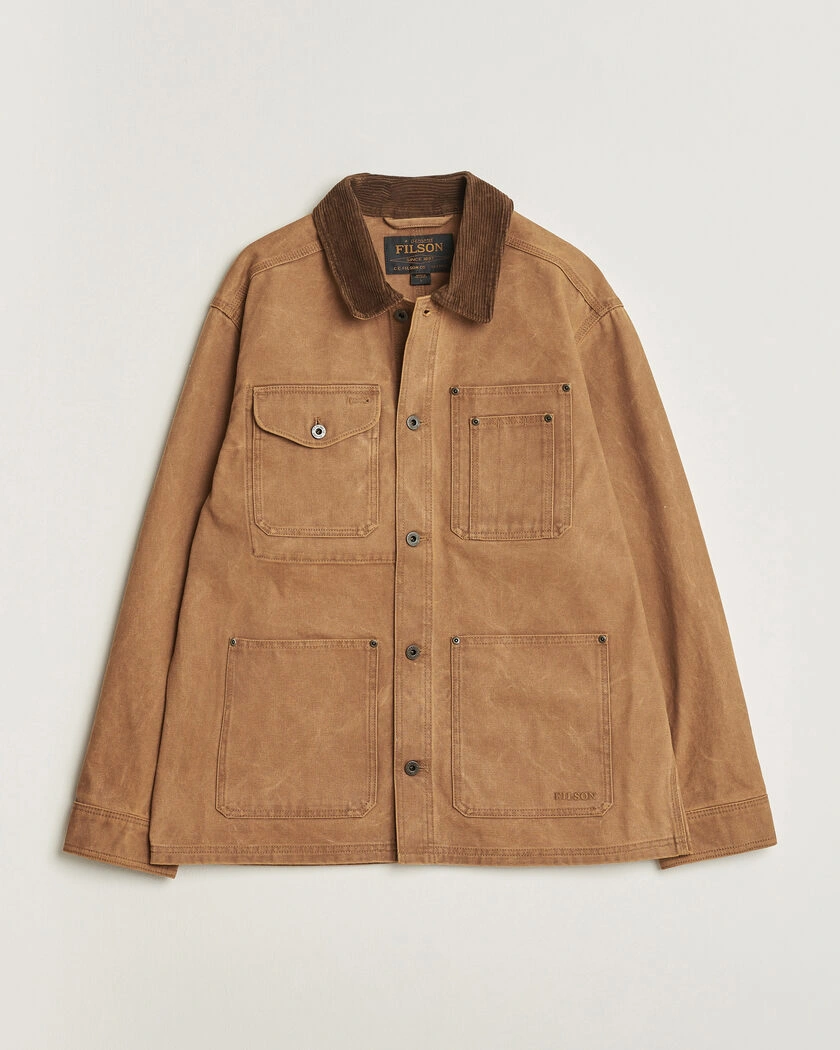 Filson Rustic Canvas Barn Coat Whiskey – Ruskea