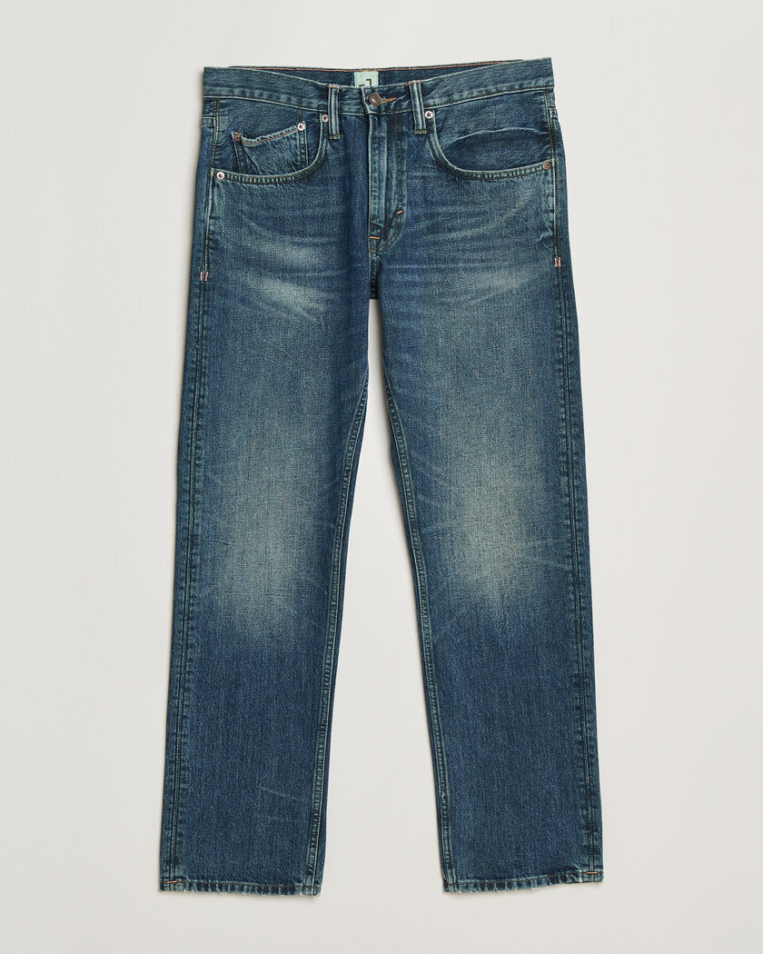 -1 Nordic Denim Regular Fit Jeans Dark Authentic – Sininen