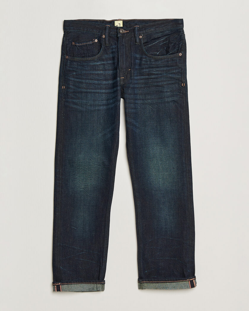 -1 Nordic Denim Regular Fit Selvedge Jeans Connoisseur Blue – Sininen