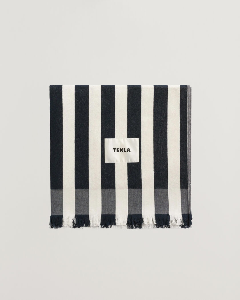 Tekla Organic Terry Beach Towel Cala Stripes – Monivärinen