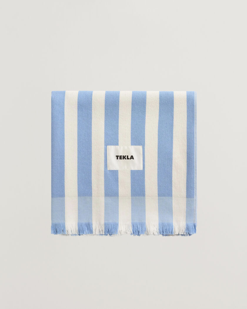 Tekla Organic Terry Beach Towel Moro Stripes – Monivärinen