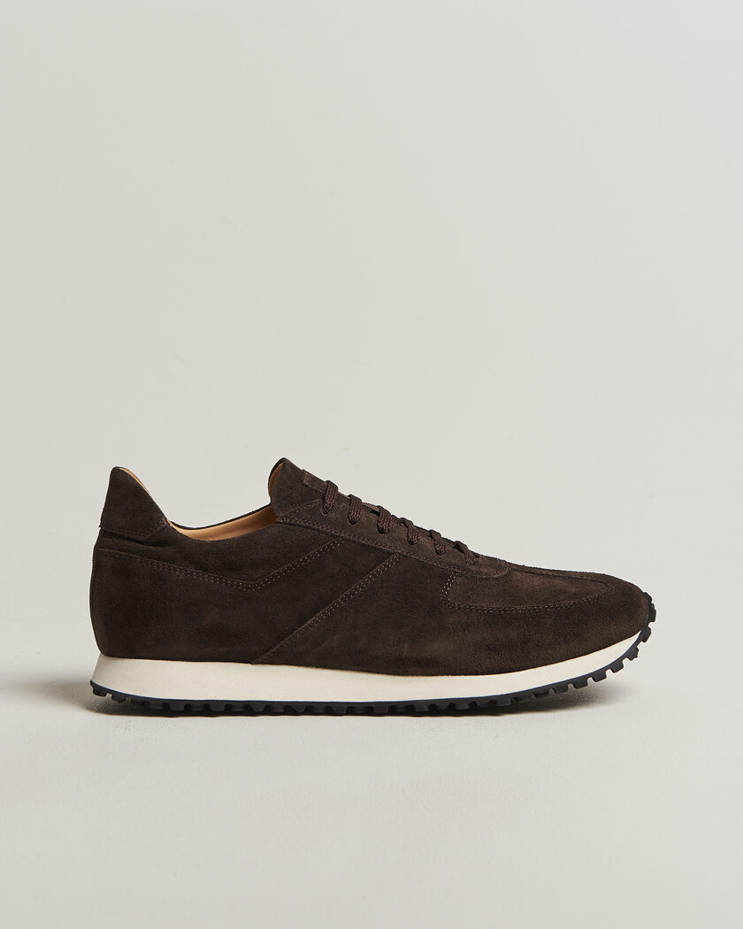 CQP Stride Suede Runner Dark Brown – Ruskea