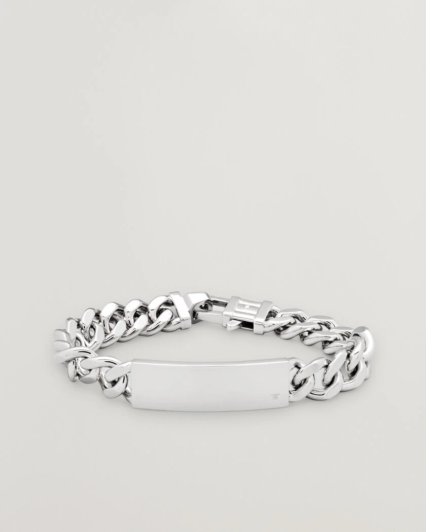 Tom Wood ID Bracelet Silver – Hopea