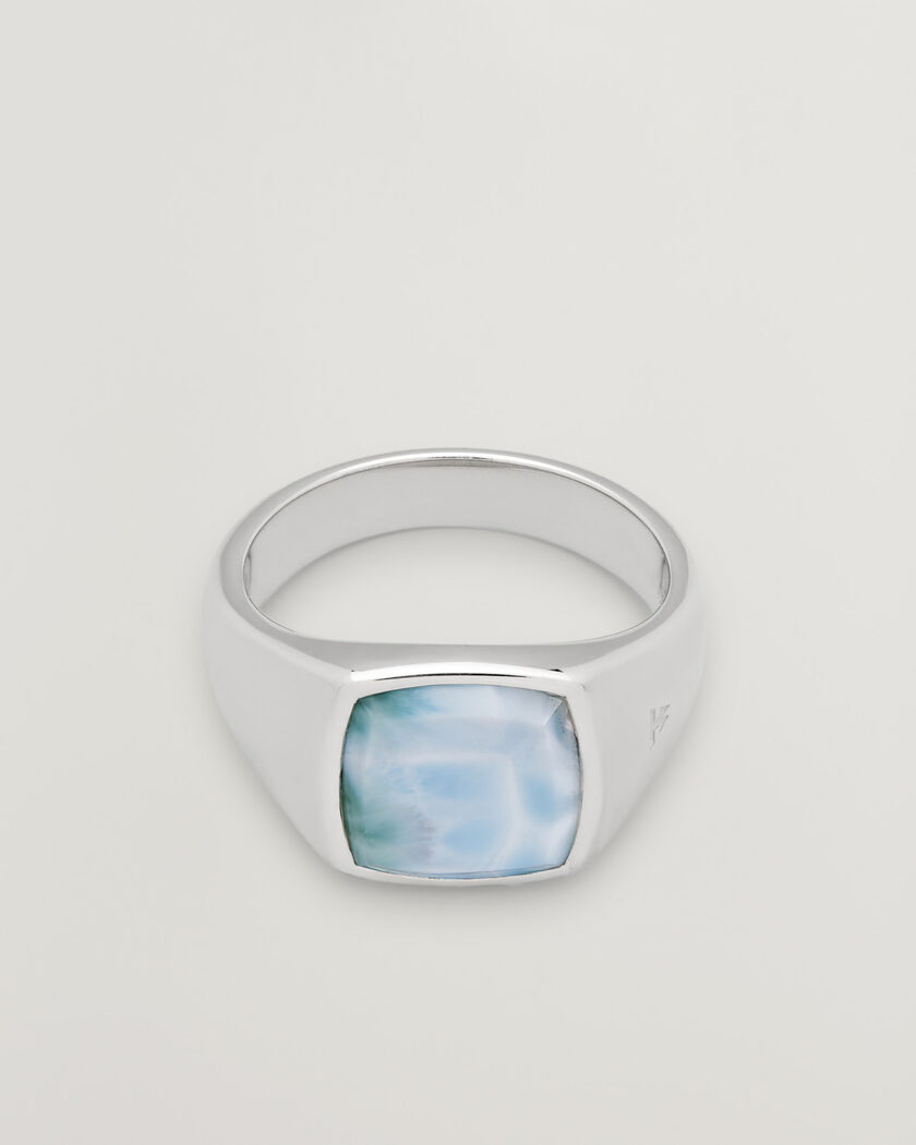 Tom Wood Kay Ring Ice Blue Silver – Hopea