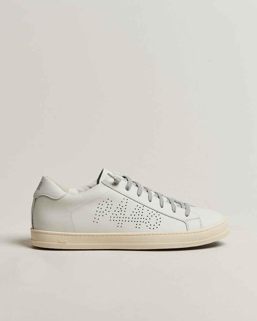 P448 John Leather Sneaker White – Valkoinen