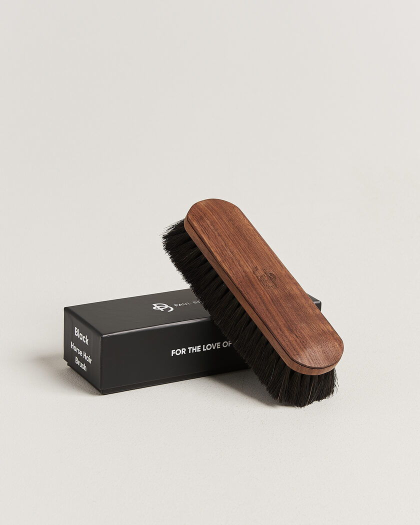 Paul Brunngård Horse Hair Brush Black – Musta