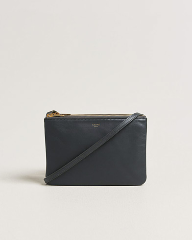 Celine Pre-Owned Trio Bag Small Leather Grey – Harmaa