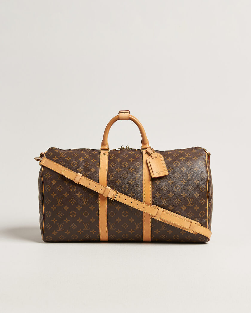 Louis Vuitton Pre-Owned Keepall Bandouliére 50 Monogram – Ruskea