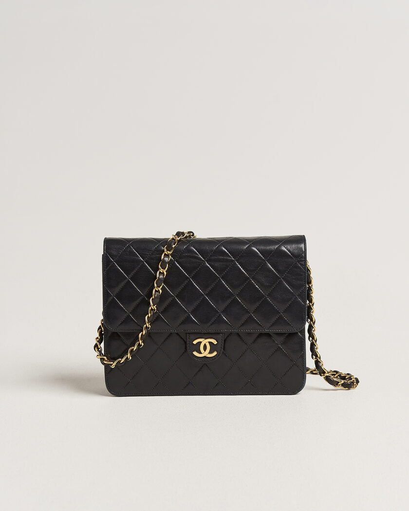 Chanel Pre-Owned Single Flap Bag Black – Musta