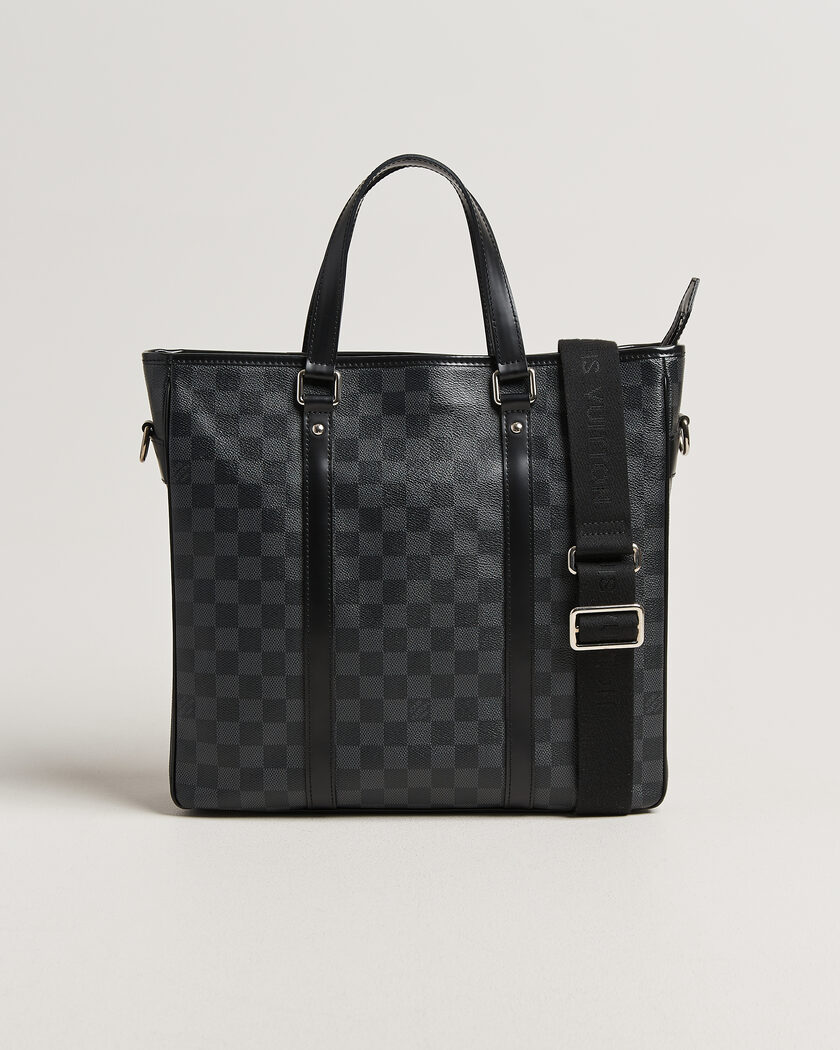 Louis Vuitton Pre-Owned Tadao Tote bag PM Damier Graphite – Harmaa