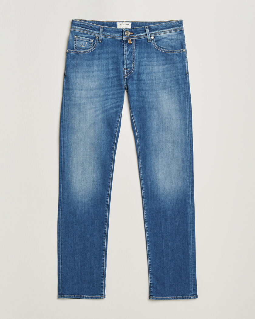 Jacob Cohën Nick Slim Fit Super Stretch Jeans Light Vintage – Sininen