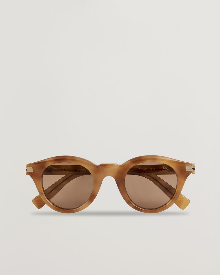 Zegna EZ0302 Sunglasses Havana – Ruskea