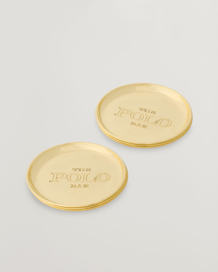 Ralph Lauren Home Polo Bar Coasters Brass – Kulta