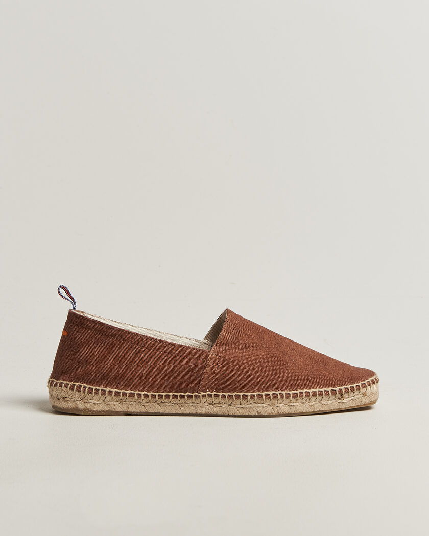 Castañer Pablo Washed Canvas Espadrilles Pecan – Ruskea