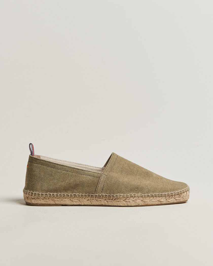 Castañer Pablo Washed Canvas Espadrilles Laurel Green – Vihreä