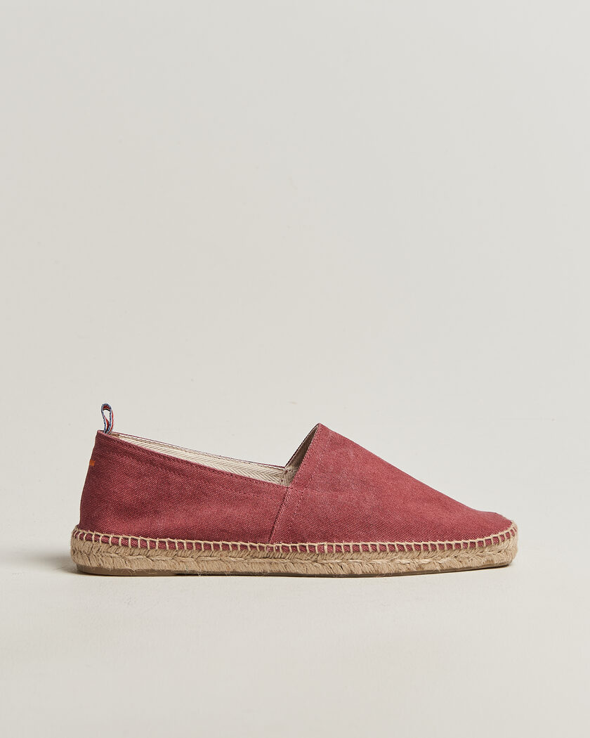 Castañer Pablo Washed Canvas Espadrilles Merlot – Punainen