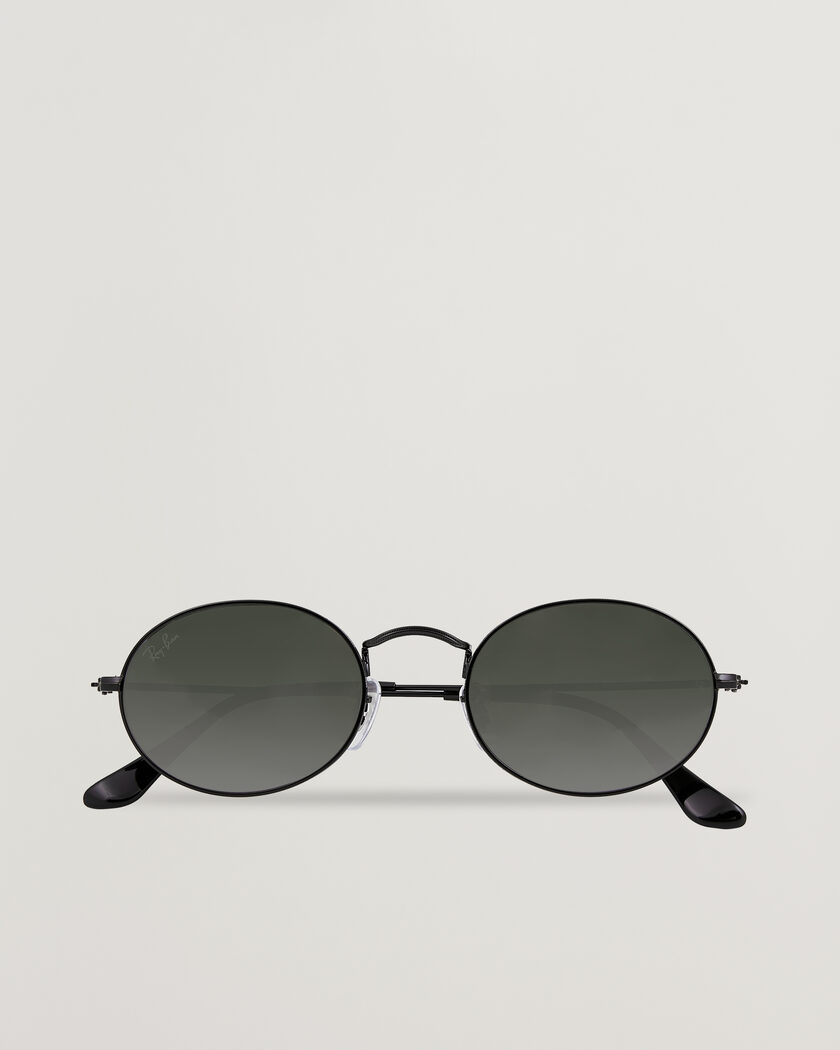 Ray-Ban Oval Sunglasses Black – Musta