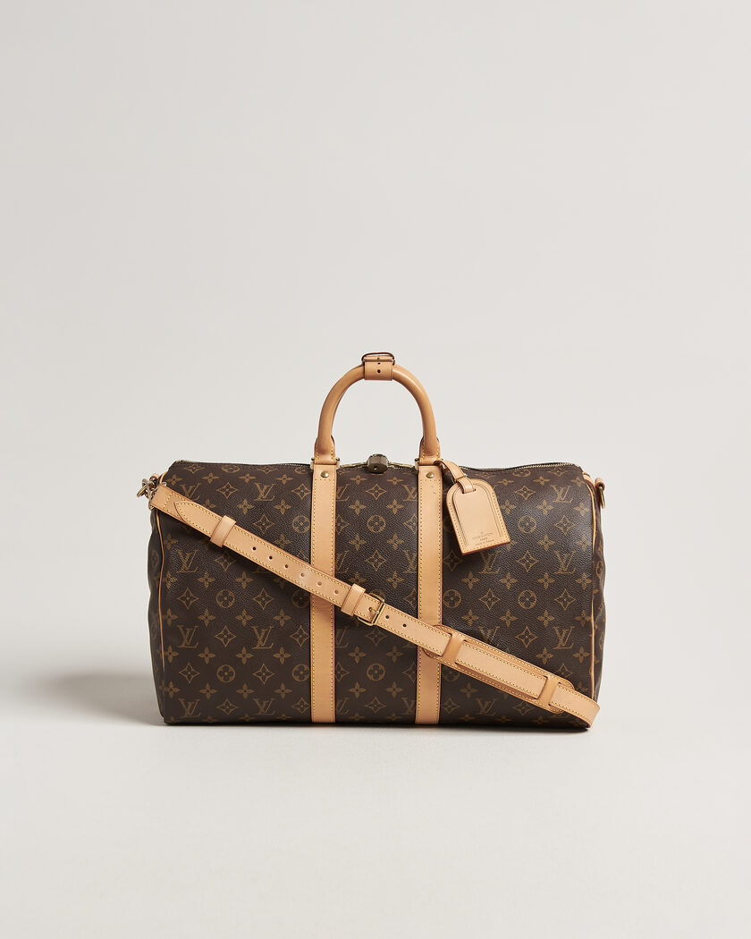 Louis Vuitton Pre-Owned Keepall Bandouliére 45 Monogram – Ruskea