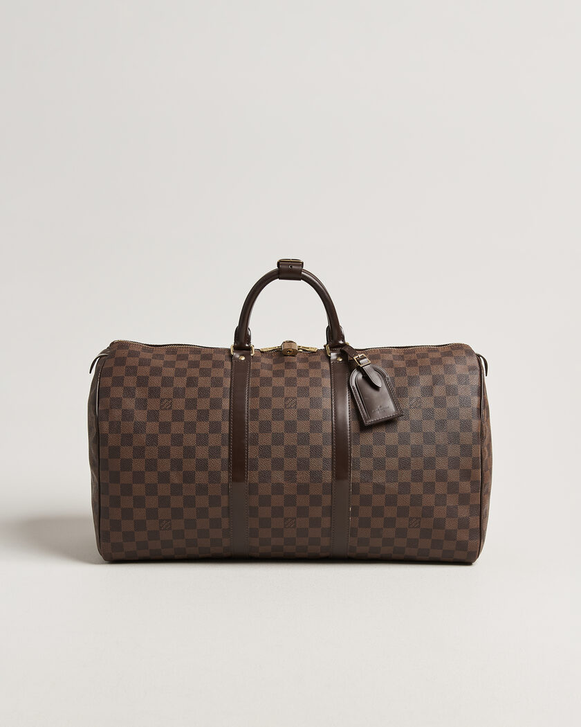 Louis Vuitton Pre-Owned Keepall 50 Damier Ebene – Ruskea