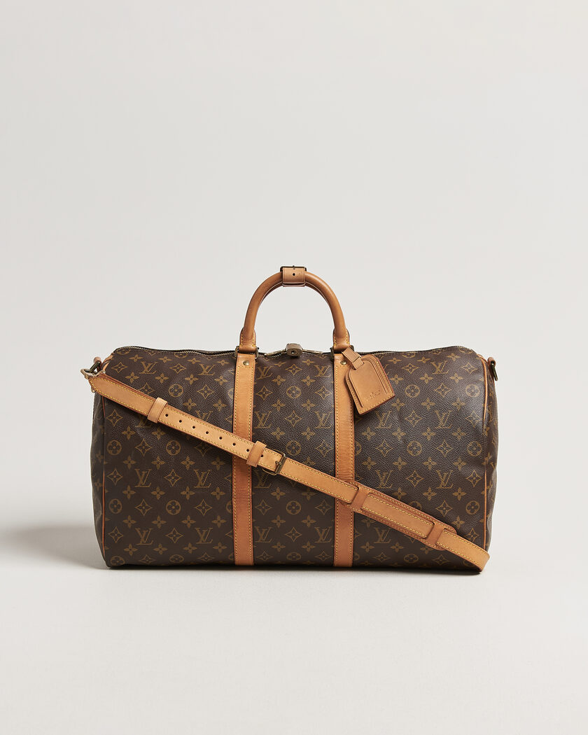 Louis Vuitton Pre-Owned Keepall Bandouliére 50 Monogram – Ruskea