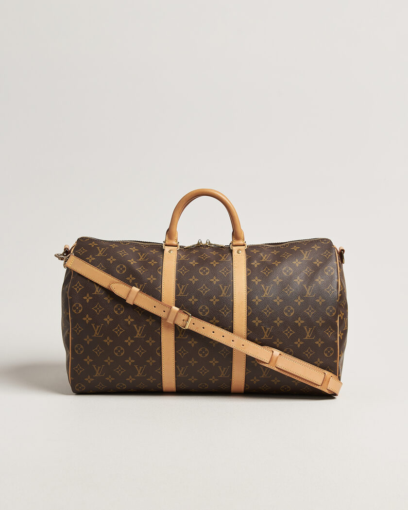 Louis Vuitton Pre-Owned Keepall Bandouliére 50 Monogram – Ruskea