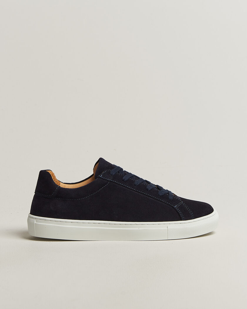 A Day's March Marching Suede Sneaker Navy – Sininen