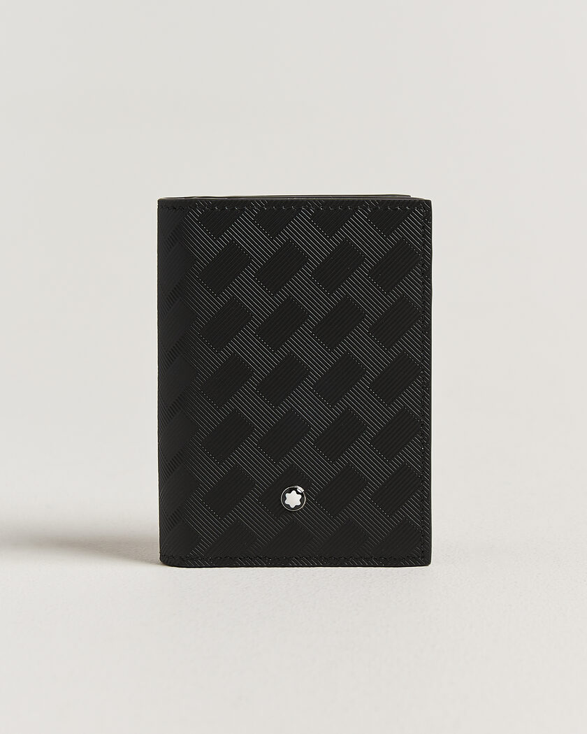 Montblanc Extreme Leather 4cc Card Wallet Black – Musta