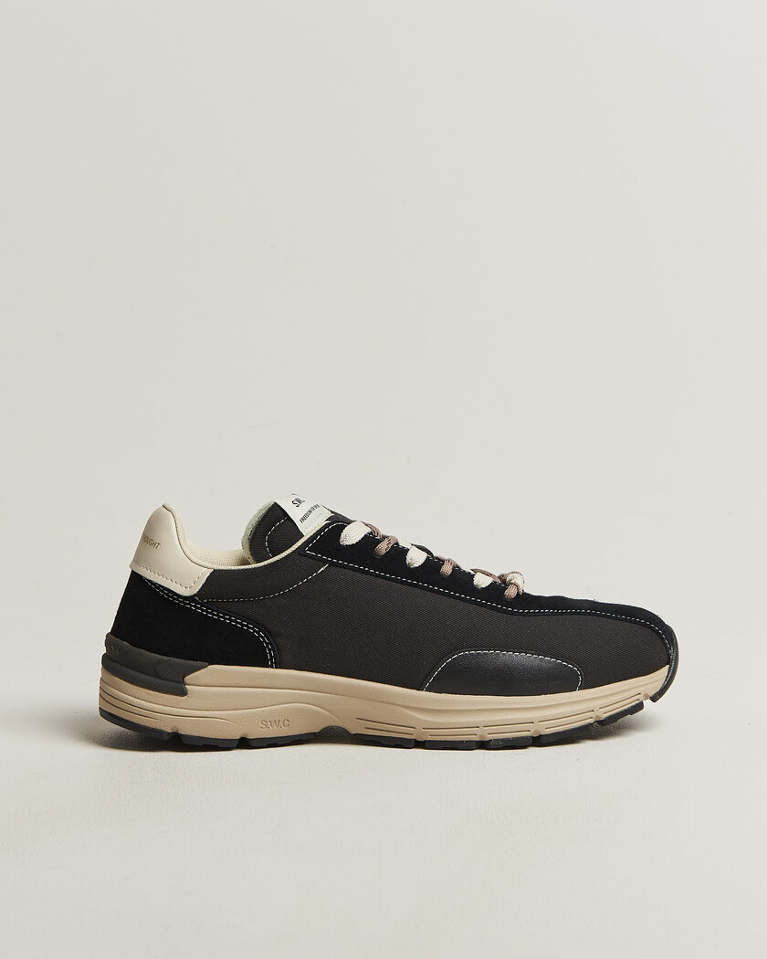 Stepney Workers Club Legion Suede Twill Sneaker Black – Musta