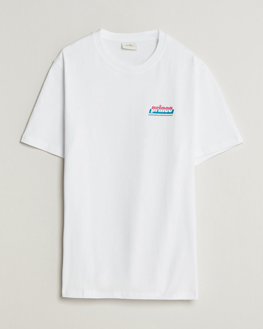 LES DEUX Prince P T-Shirt White – Valkoinen