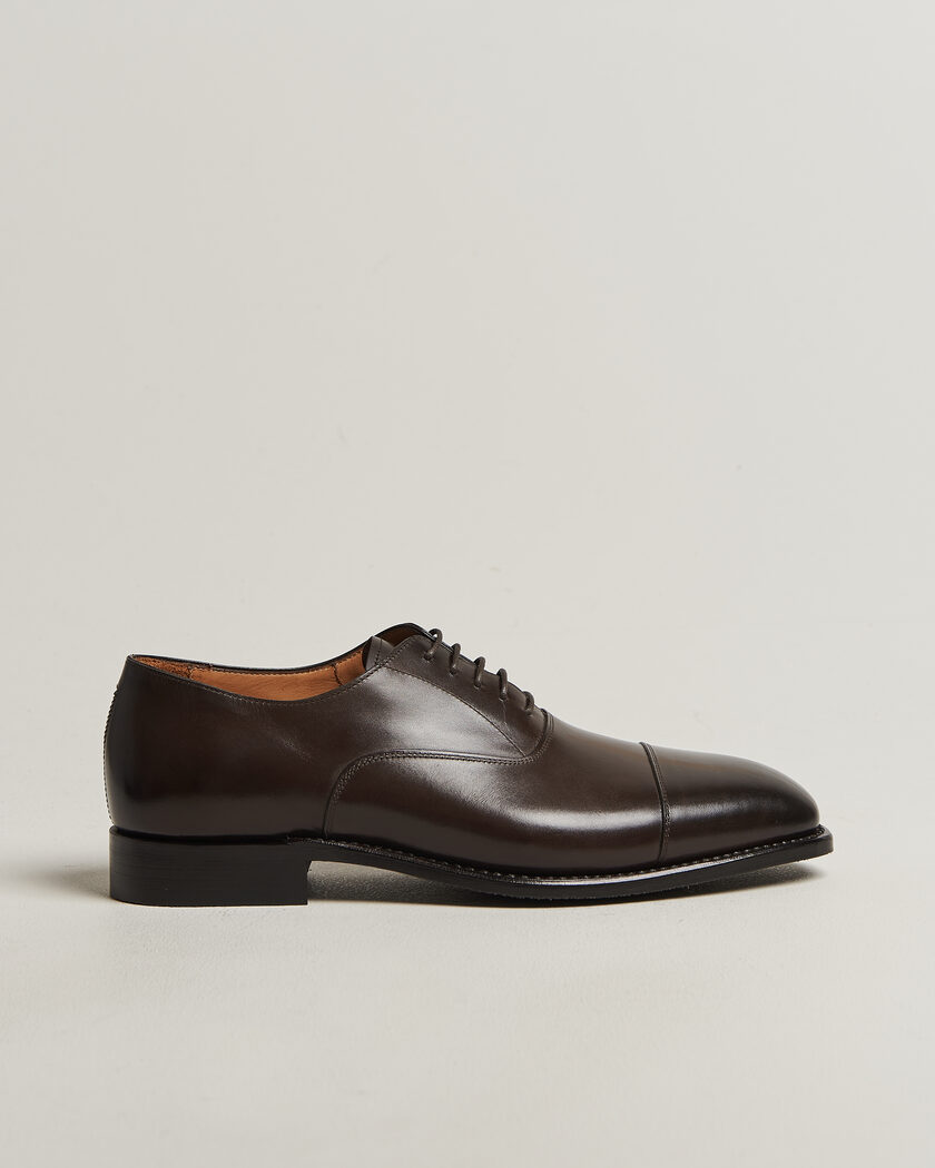 Myrqvist Äppelviken II Oxford Dark Brown Calf – Ruskea